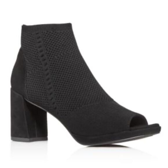 Eileen Fisher | Margate Stretch‎ Open Toe Booties - Picture 1 of 8